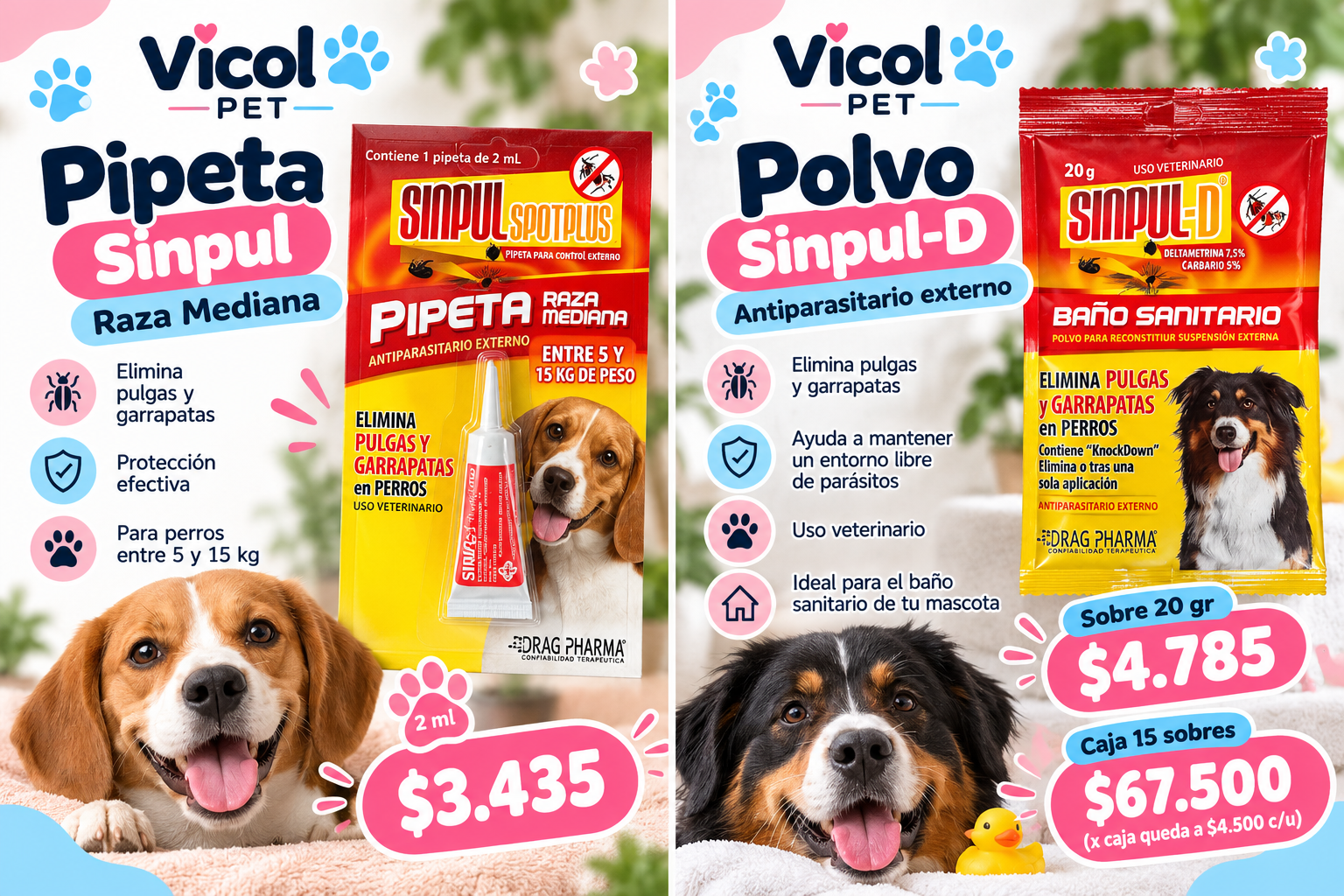 Sinpul-D polvo antiparasitario externo 20 g