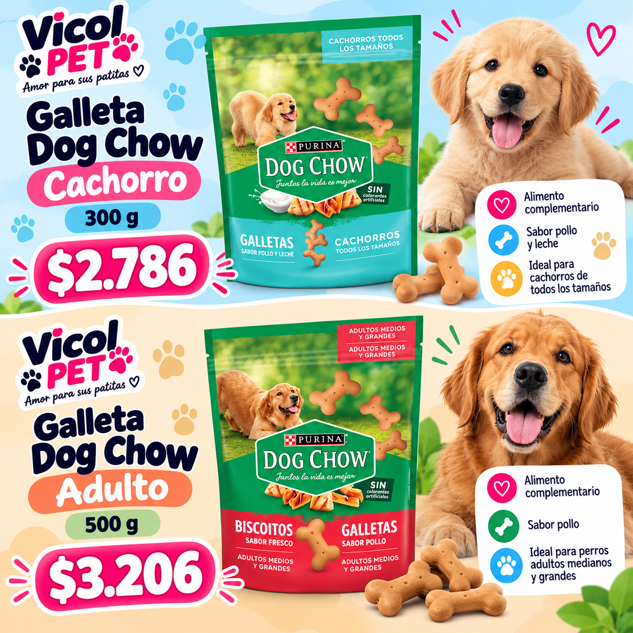 Dog Chow galletas para perros