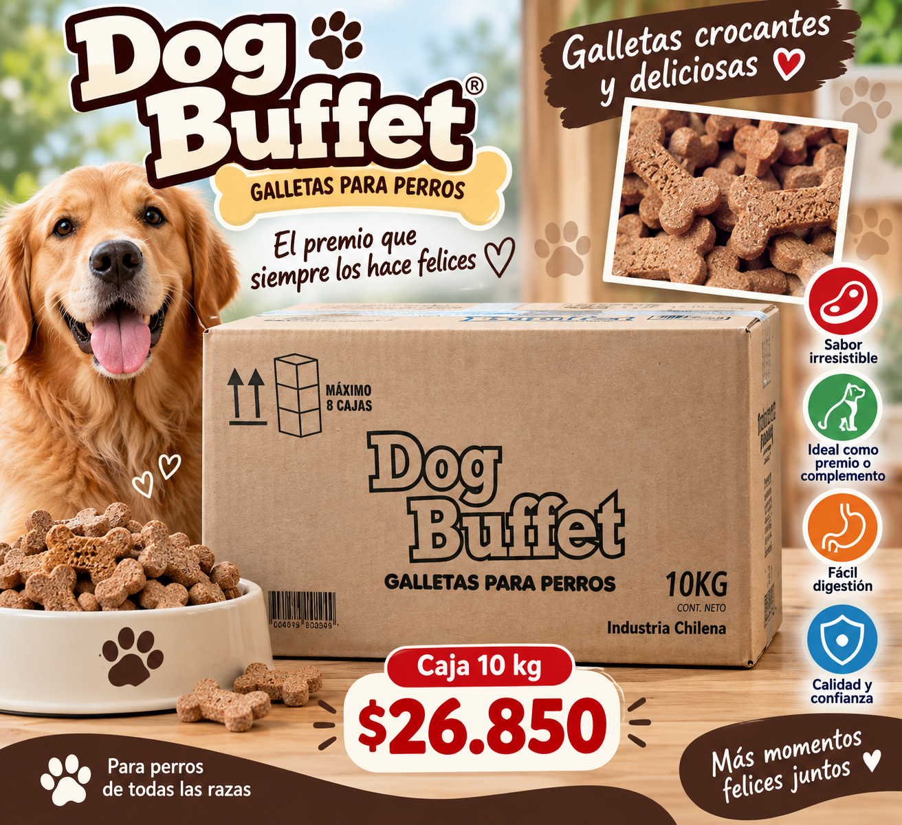 Dog Buffet galletas para perros
