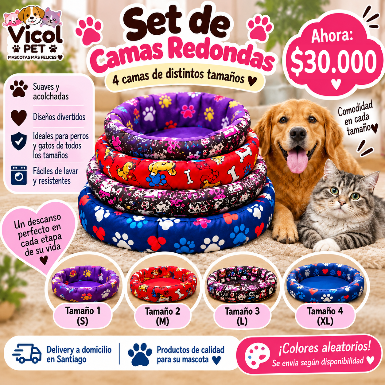 Set de Camas Redondas