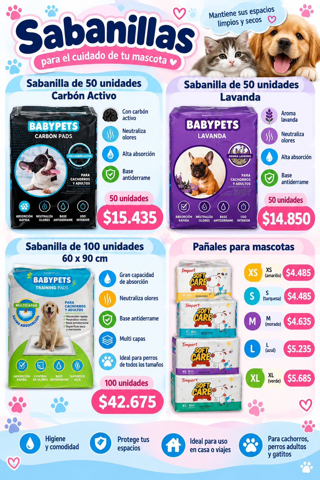Pañales para perros
