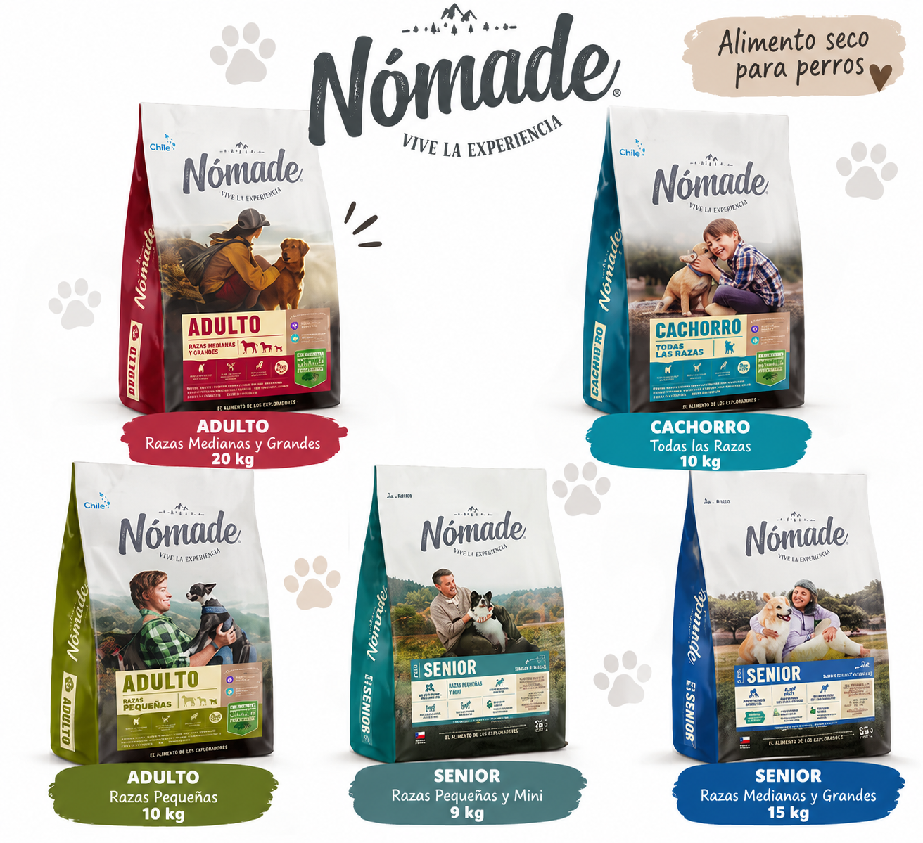 Nómade Perro alimento seco