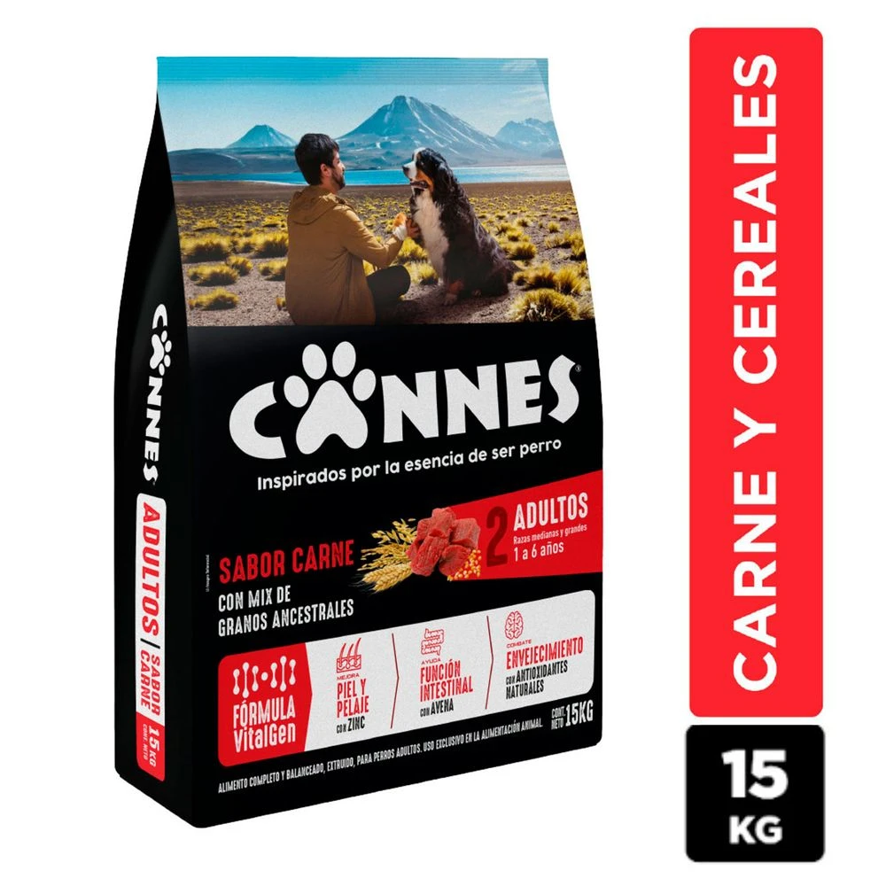 Cannes alimento seco
