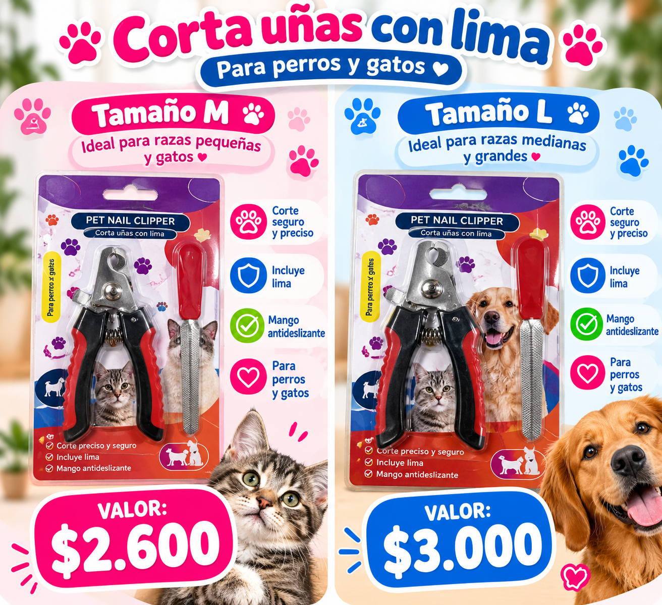 Cortaúñas con lima