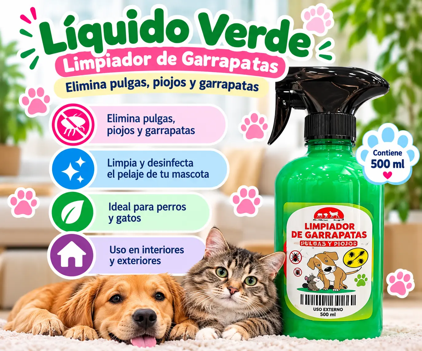 Líquido verde 500 ml