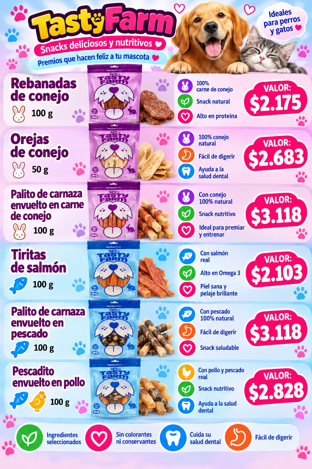 Tasty Farm snacks naturales