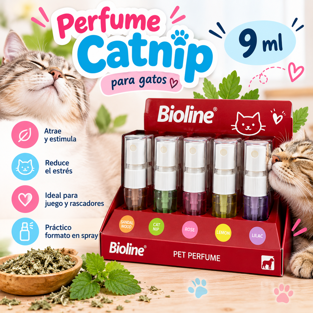 Bioline perfume catnip 9 ml