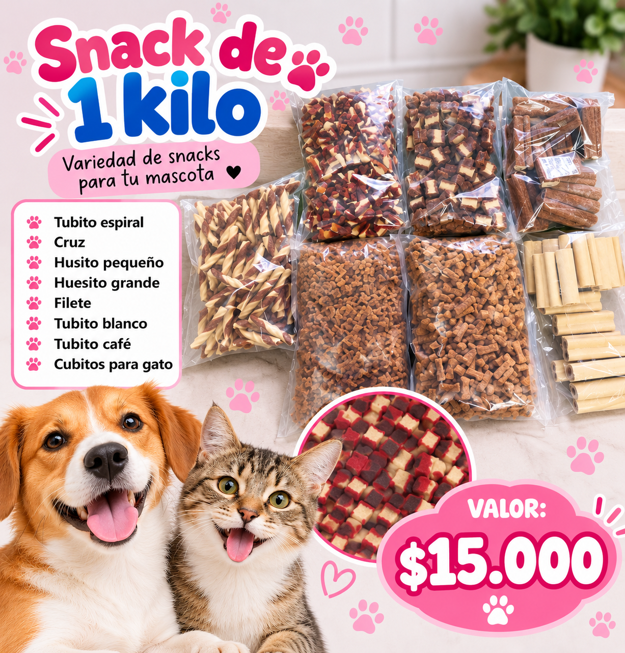 Snack de 1 kilo variedad