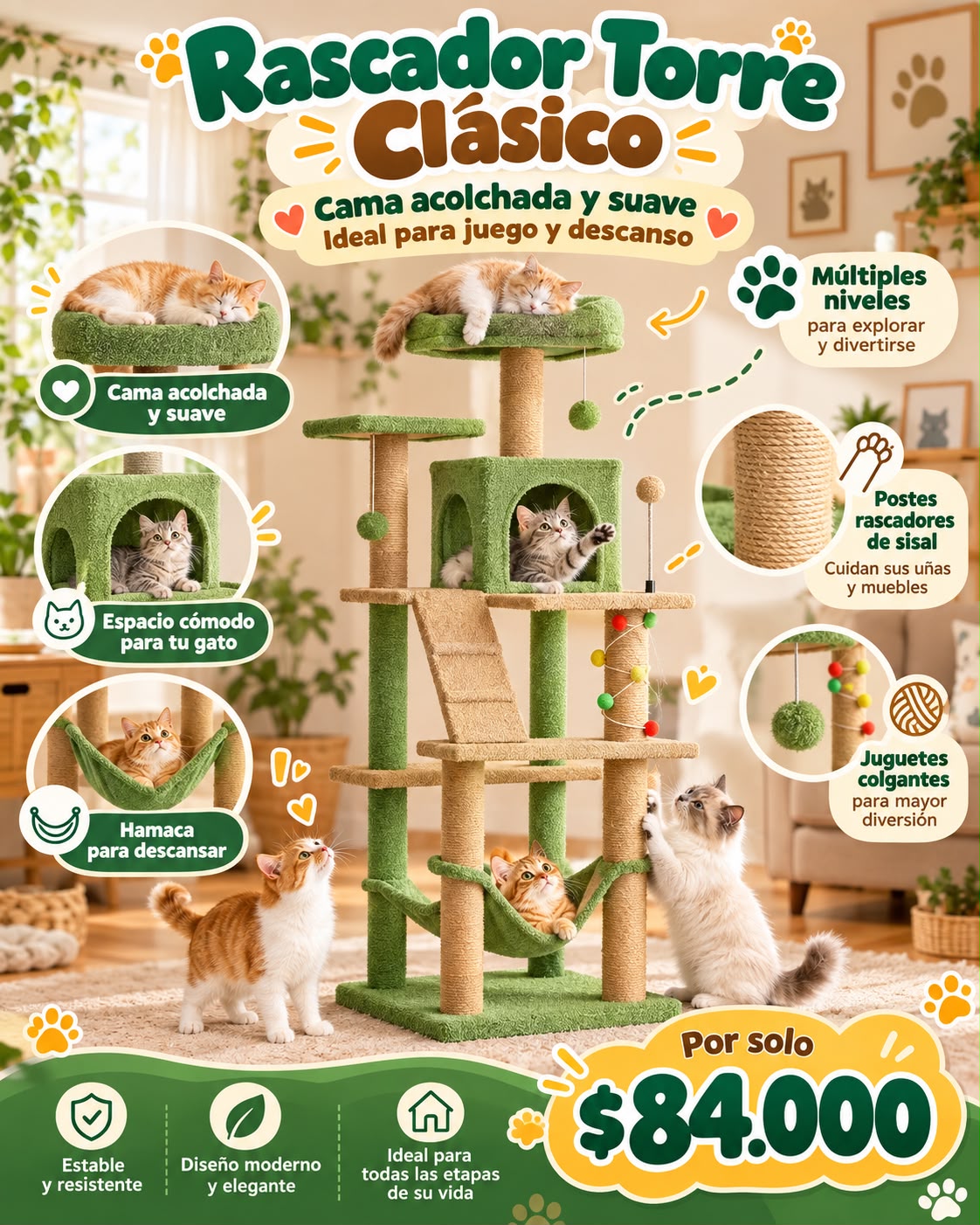 Rascador Torre Clásico