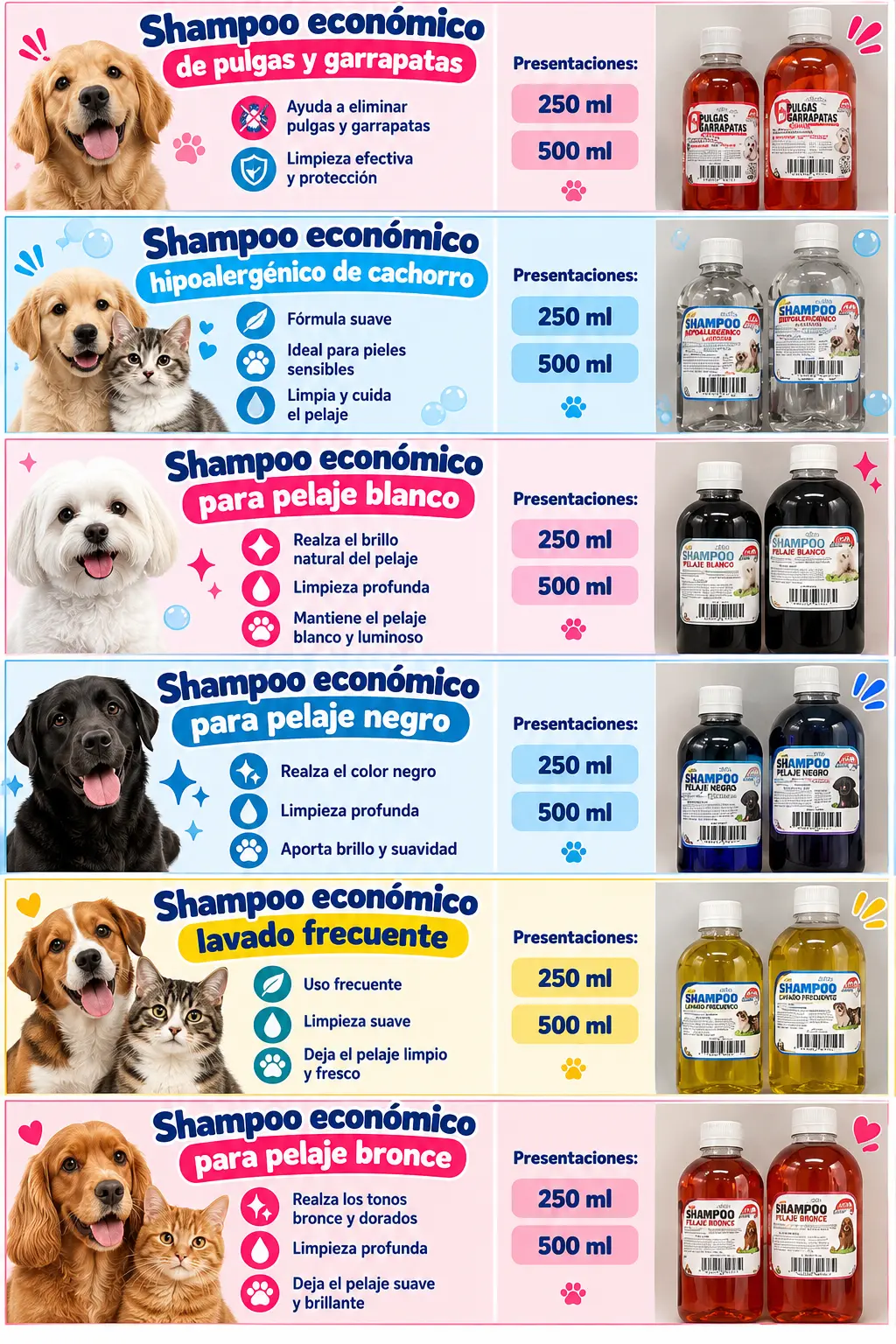 Shampoo económico